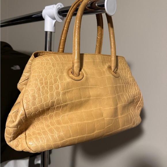Furla Handbags - Furla Leather Croc Embossed Purse